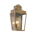 Oaks Lighting - Inca Traditional Style Brass Half Lantern, 1x E27 (Oaks 110 Br) - Luminosity Designs Ltd