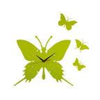 Diyas Home - Infinity Butterfly Clock - Luminosity Designs Ltd