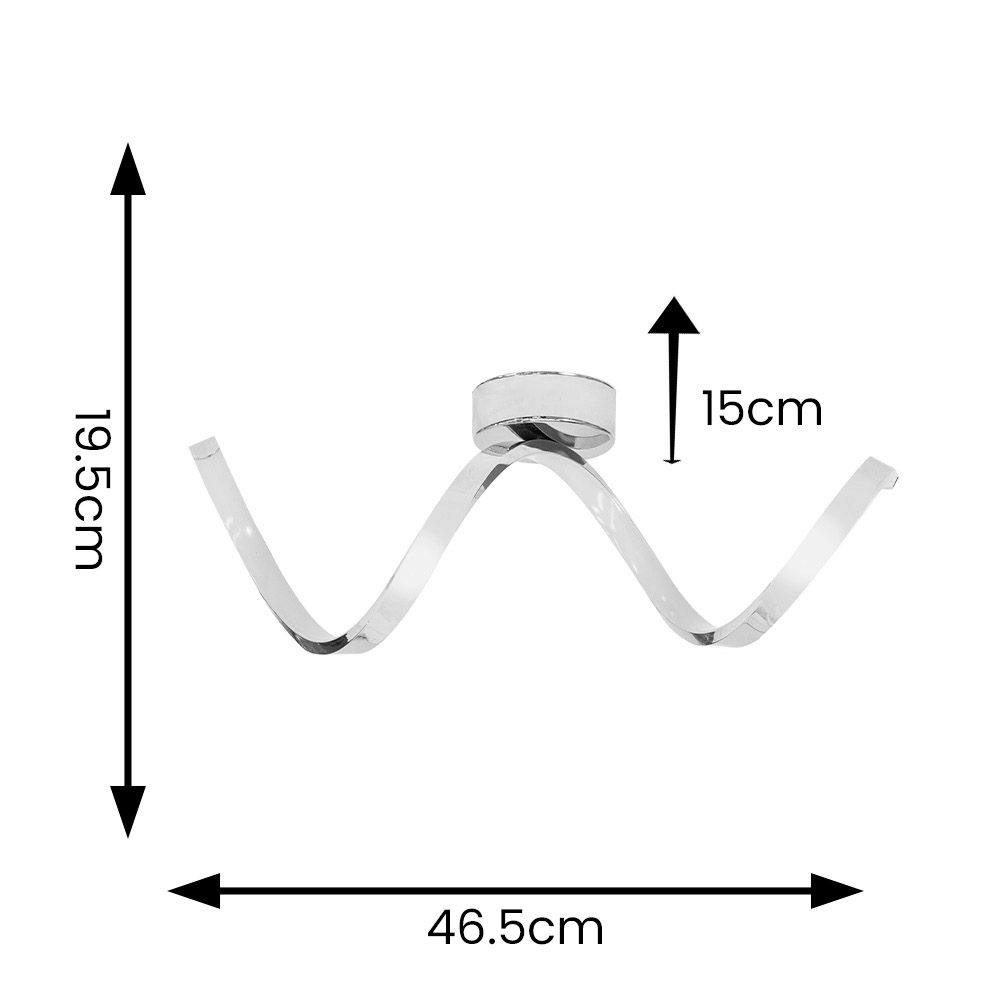 lse - Infinity IP44 Bathroom Rated LED Neon Style Flush Ceiling Light - Luminosity Designs Ltd