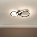 lse - Infinity IP44 Bathroom Rated LED Neon Style Swirled Flush Ceiling Light - Luminosity Designs Ltd
