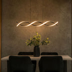 lse - Infinity LED Double Twist Ceiling Light in Matte Black - Luminosity Designs Ltd
