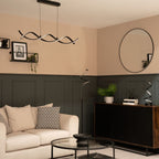 lse - Infinity LED Double Twist Ceiling Light in Matte Black - Luminosity Designs Ltd