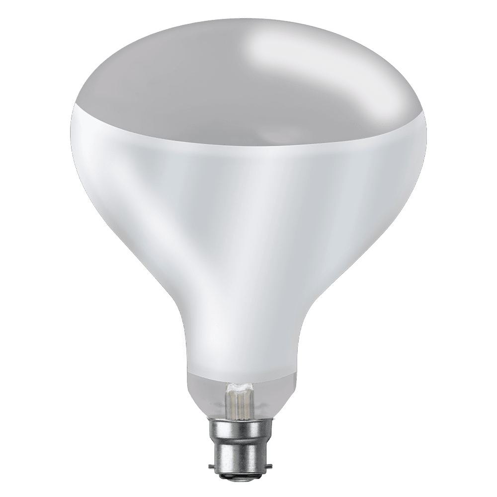 Crompton - Infrared Reflector Lamp Clear Non - Dimmable 250W 2400K BC - B22 - Luminosity Designs Ltd