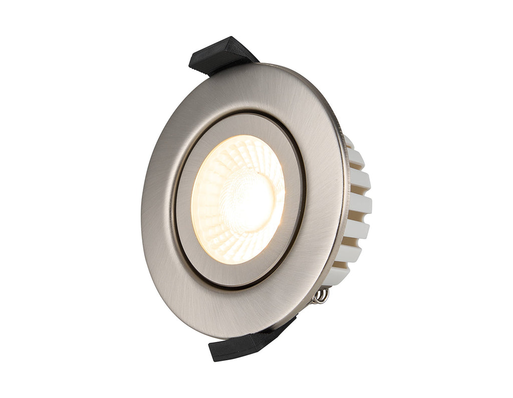 Luminosity Designs Ltd - Ingle 7W, Triac Dimmable CCT LED Fire Rated Adjustable Downlight, 700lm, 60°, DRIVER INC, IP65 - Luminosity Designs Ltd