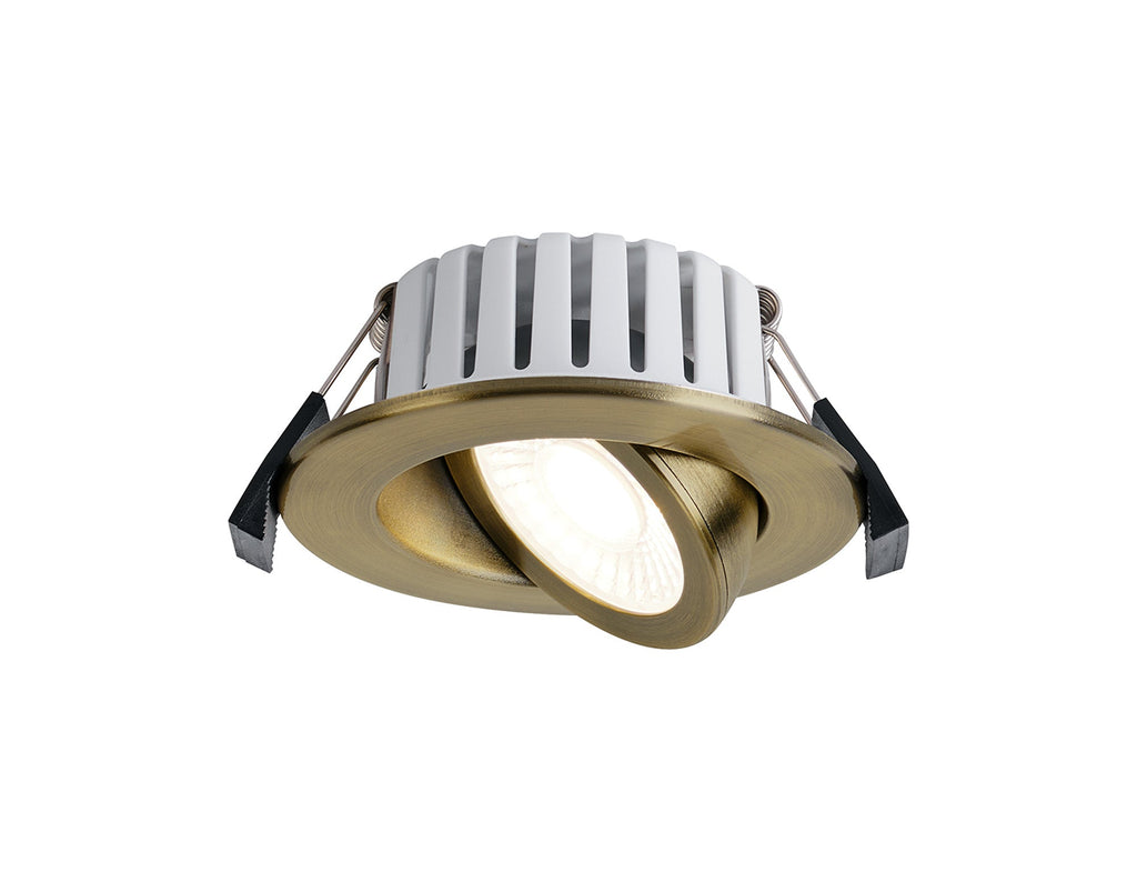 Luminosity Designs Ltd - Ingle 7W, Triac Dimmable CCT LED Fire Rated Adjustable Downlight, 700lm, 60°, DRIVER INC, IP65 - Luminosity Designs Ltd