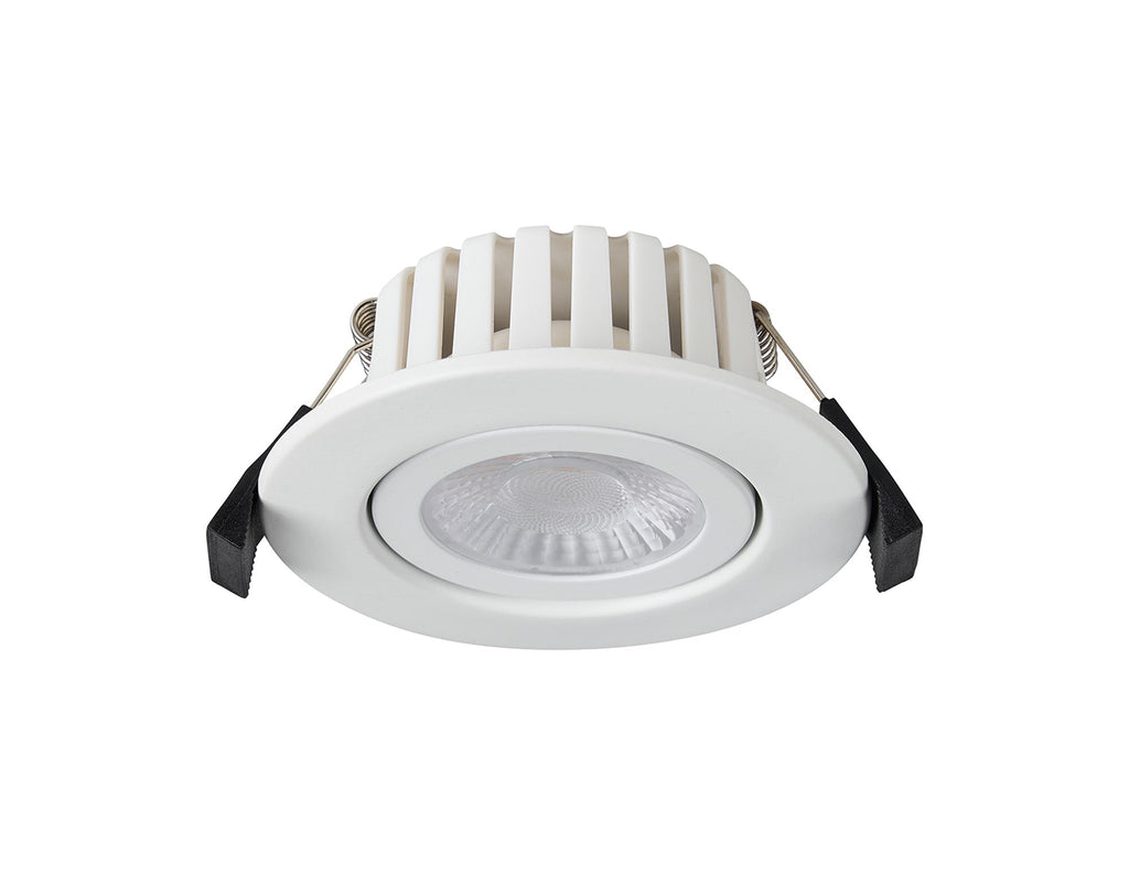 Luminosity Designs Ltd - Ingle 7W, Triac Dimmable CCT LED Fire Rated Adjustable Downlight, 700lm, 60°, DRIVER INC, IP65 - Luminosity Designs Ltd