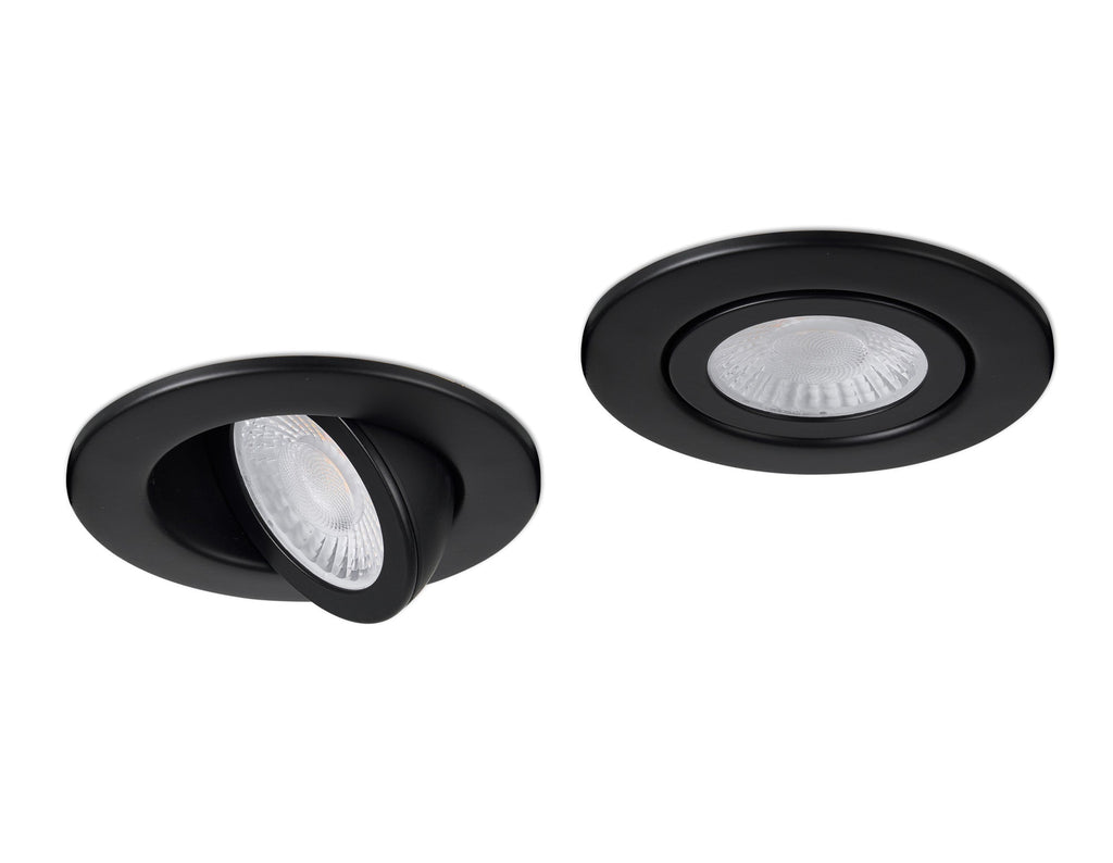 Luminosity Designs Ltd - Ingle 7W, Triac Dimmable CCT LED Fire Rated Adjustable Downlight, 700lm, 60°, DRIVER INC, IP65 - Luminosity Designs Ltd