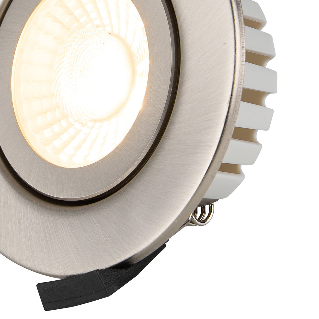 Luminosity Designs Ltd - Ingle 7W, Triac Dimmable CCT LED Fire Rated Adjustable Downlight, 700lm, 60°, DRIVER INC, IP65 - Luminosity Designs Ltd