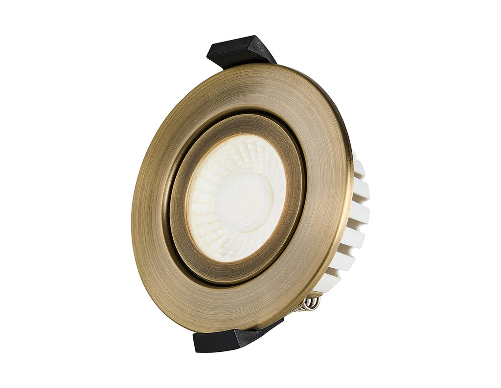 Luminosity Designs Ltd - Ingle 7W, Triac Dimmable CCT LED Fire Rated Adjustable Downlight, 700lm, 60°, DRIVER INC, IP65 - Luminosity Designs Ltd