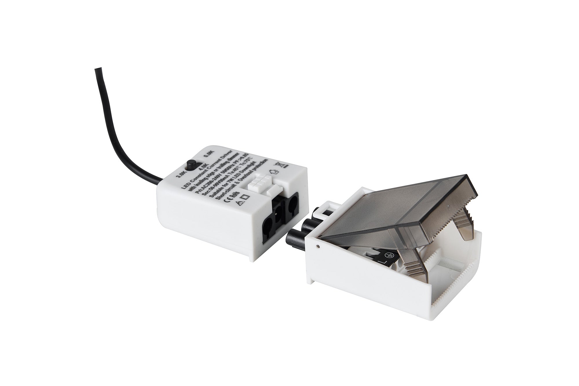 Ingle 7W, Triac Dimmable CCT LED Fire Rated Adjustable Downlight, 700lm, 60°, DRIVER INC, IP65