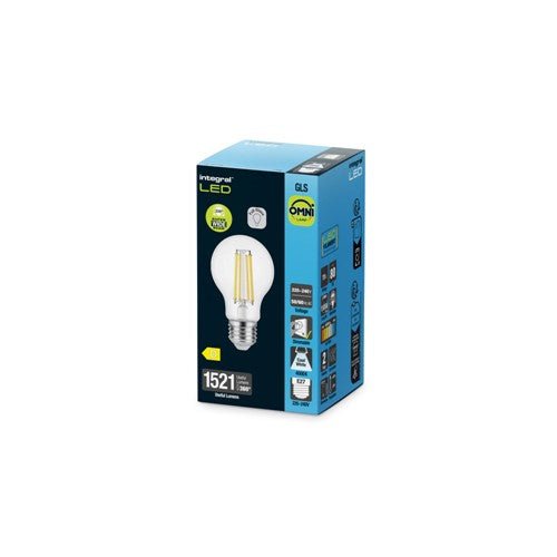 Cool White 4000k , 11w Extra Bright Dimmable LED GLS , Filament Bulb (1521 lm) 100w Equiv - Luminosity Designs Ltd