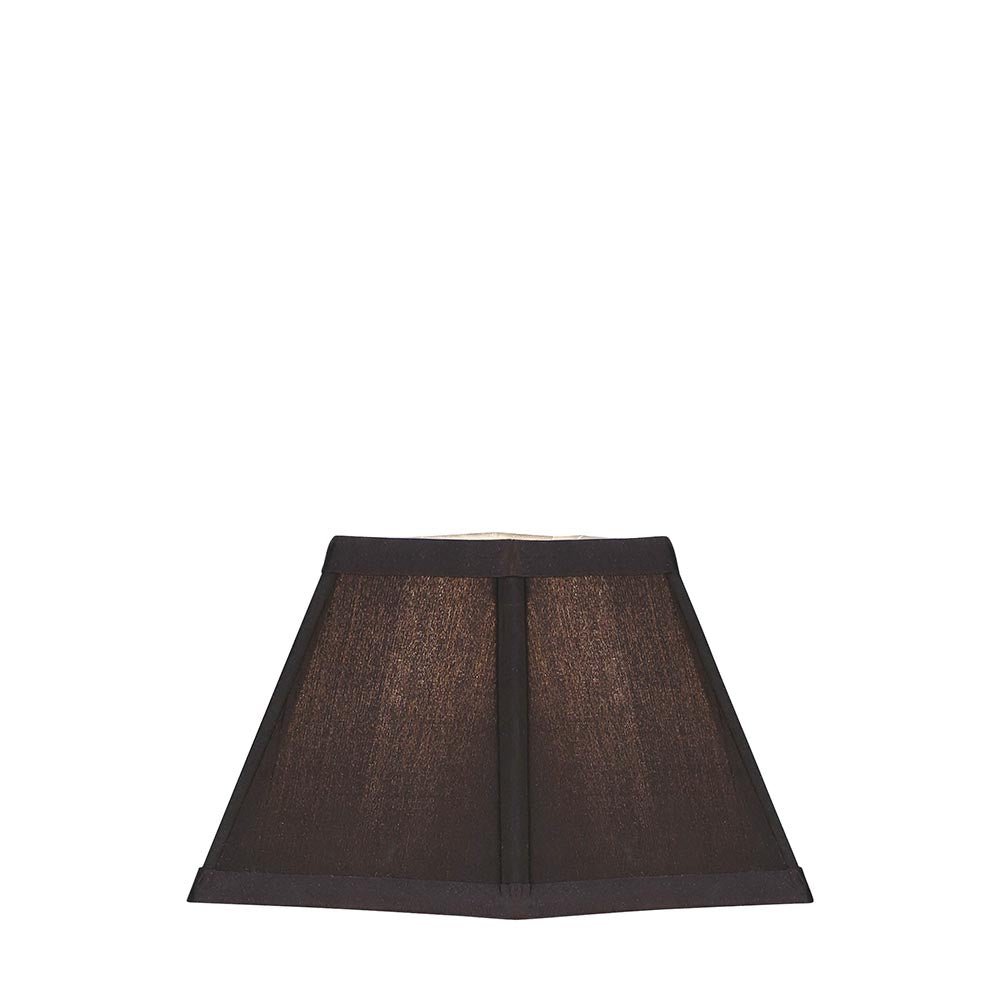 Endon - Interiors 1900 Alice 9" Black Tapered Square Shade - Luminosity Designs Ltd