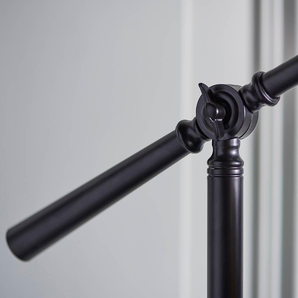 Endon - Interiors 1900 Dark Star Tiffany Task Floor Lamp - Luminosity Designs Ltd