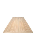 Endon - Interiors 1900 Matilda 20" Oyster Pleated Conical Shade with Duplex Ring - Luminosity Designs Ltd