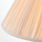 Endon - Interiors 1900 Matilda 20" Oyster Pleated Conical Shade with Duplex Ring - Luminosity Designs Ltd