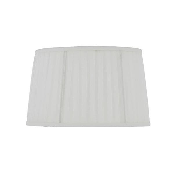 Endon - Interiors 1900 New Classic 14" Pleated White Shade - Luminosity Designs Ltd
