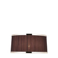Endon - Interiors 1900 Suffolk Pleated 13" Black and Chrome shade - Luminosity Designs Ltd