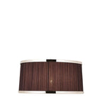 Endon - Interiors 1900 Suffolk Pleated 13" Black and Chrome shade - Luminosity Designs Ltd