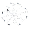 LSE - IP44 Warm White Battery Operated Parasol Lights - Luminosity Designs Ltd