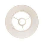 Oaks Lighting - Ivy 25cm Classic Linen Tapered Shade with Fixed Gimble - Luminosity Designs Ltd