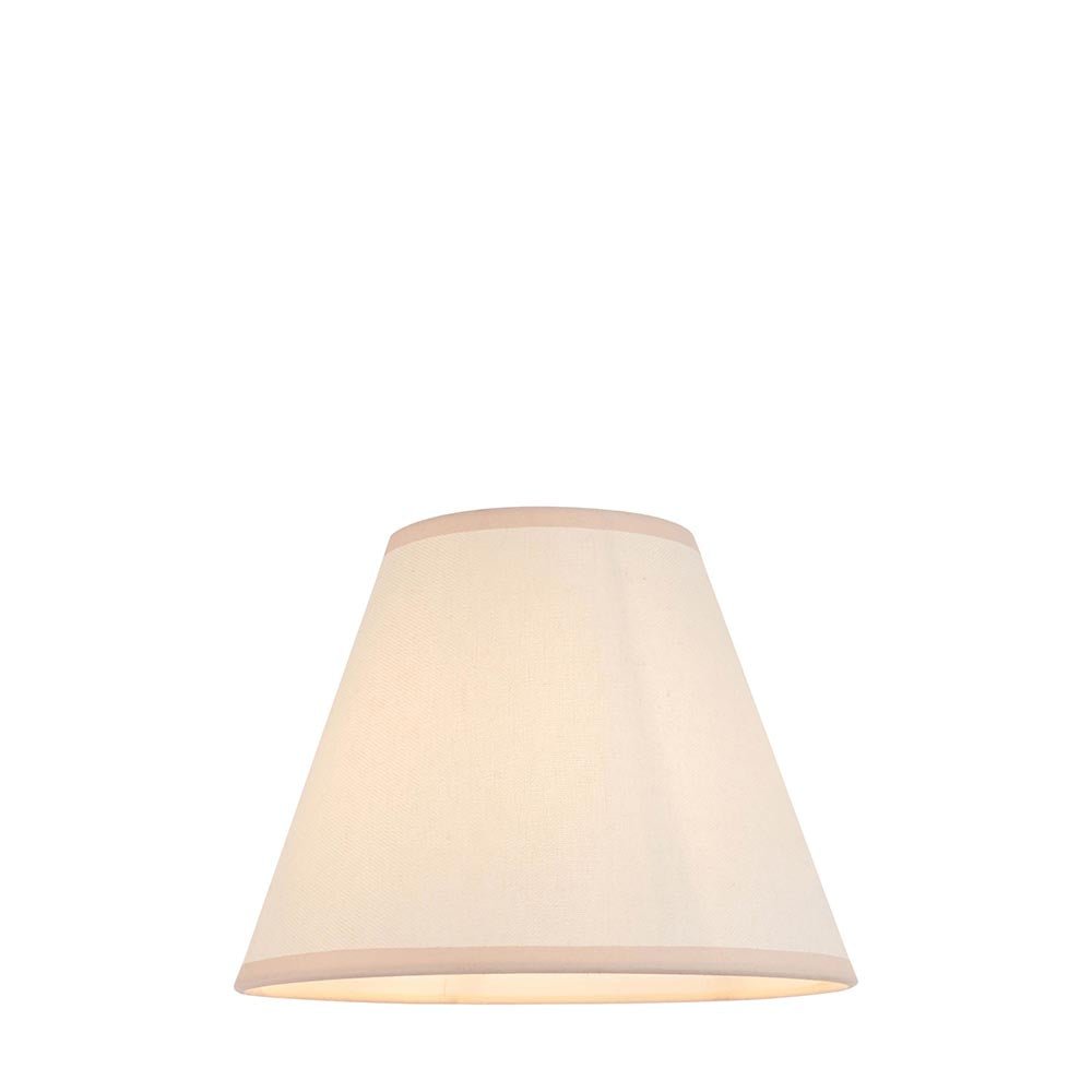 Oaks Lighting - Ivy 25cm Classic Linen Tapered Shade with Fixed Gimble - Luminosity Designs Ltd