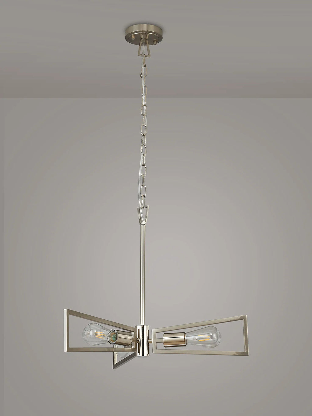 Luminosity Designs - Joel Modern Geometric Pendant, 3 Light E27 - Luminosity Designs Ltd