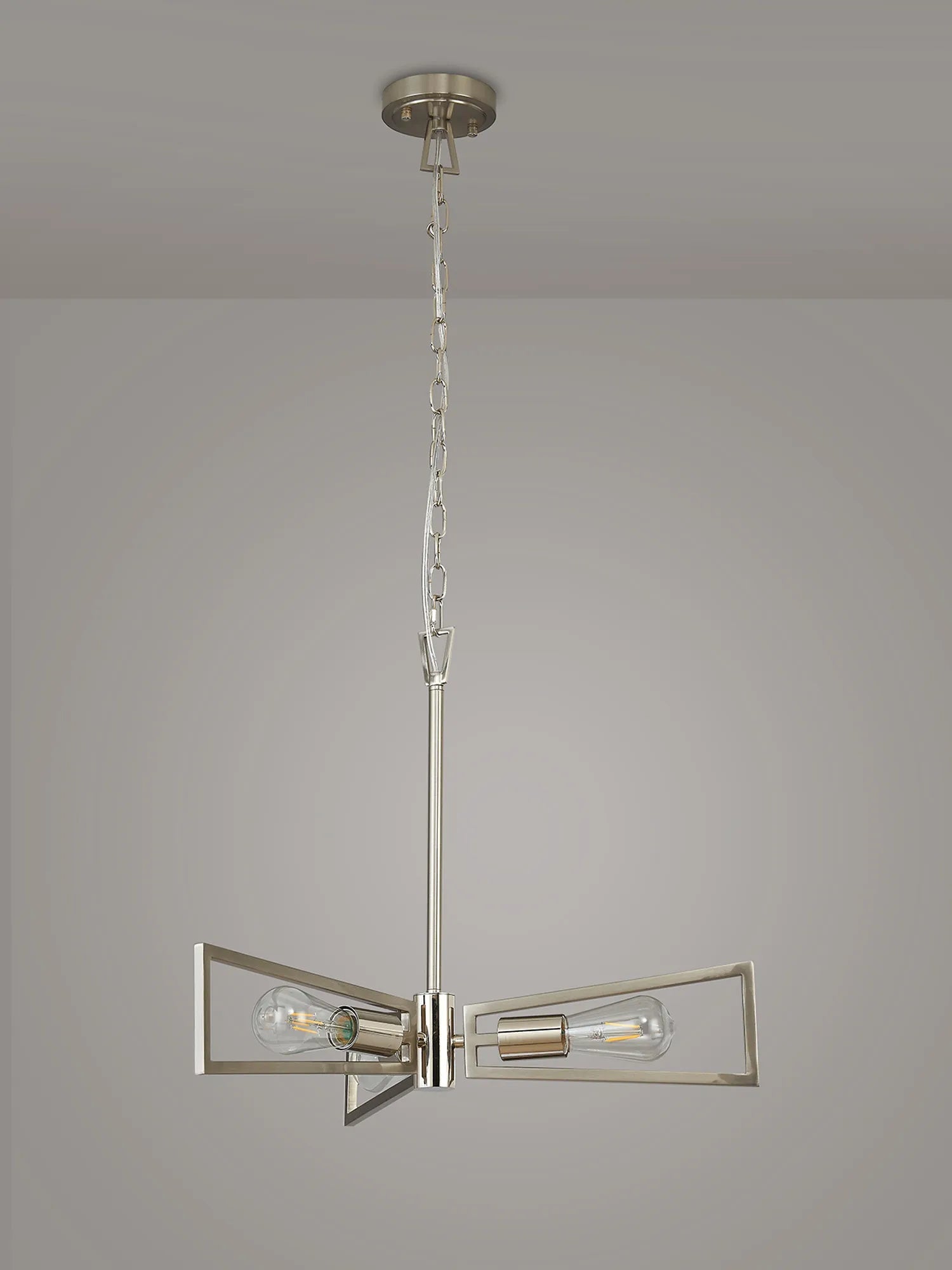 Luminosity Designs - Joel Modern Geometric Pendant, 3 Light E27 - Luminosity Designs Ltd