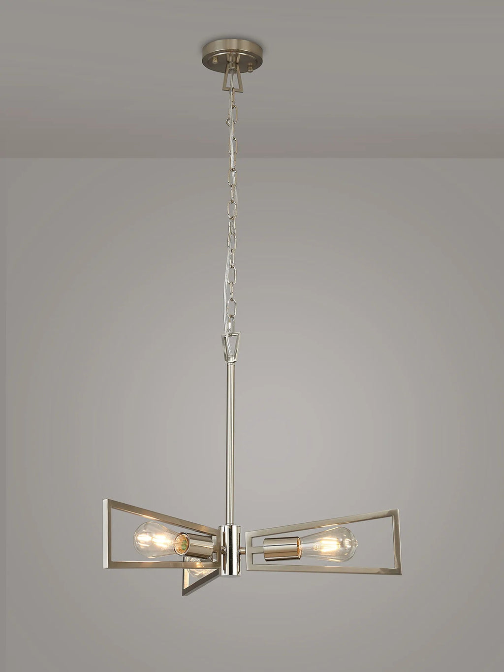 Luminosity Designs - Joel Modern Geometric Pendant, 3 Light E27 - Luminosity Designs Ltd