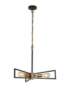 Luminosity Designs - Joel Modern Geometric Pendant, 3 Light E27 - Luminosity Designs Ltd