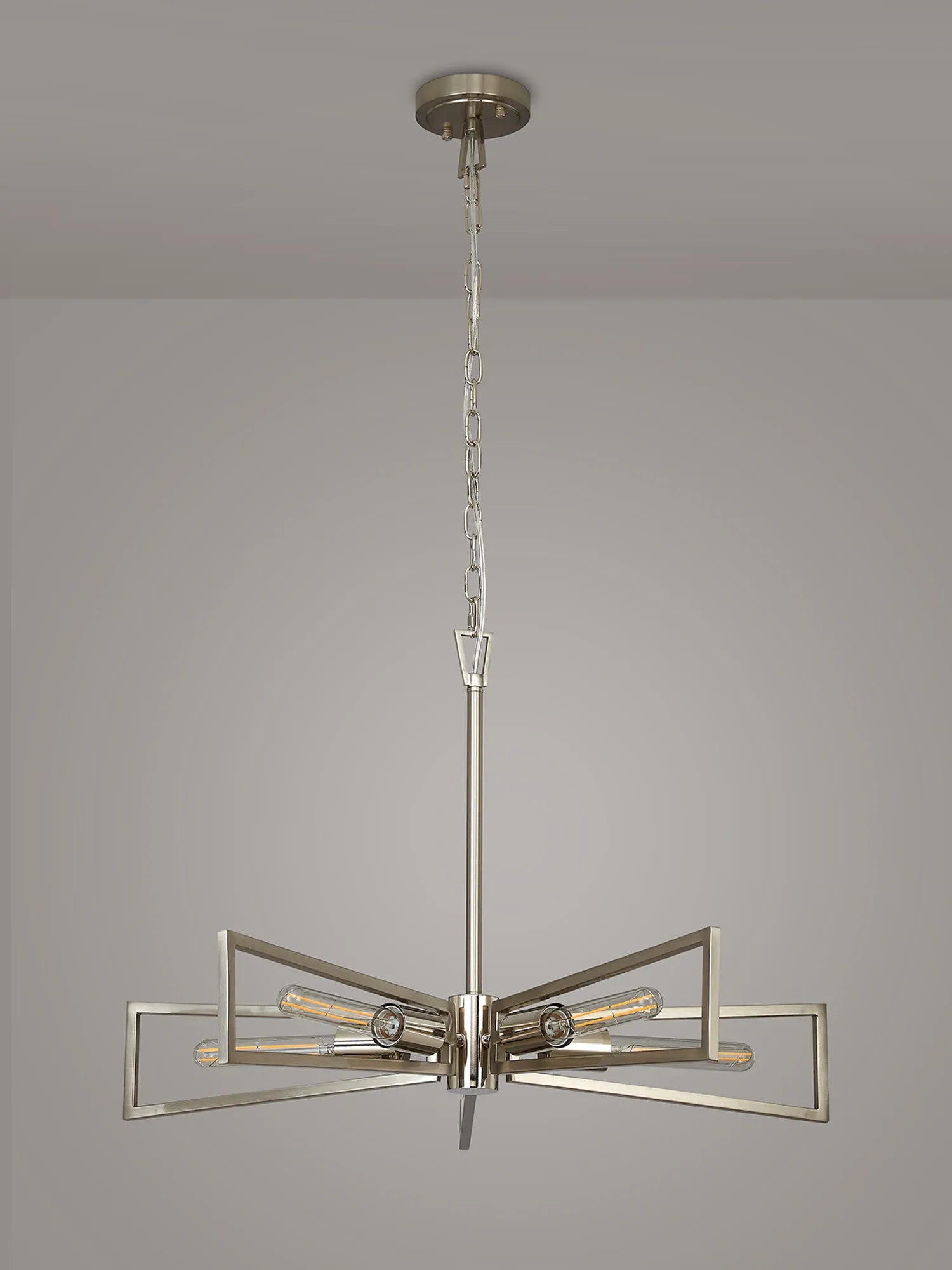 Luminosity Designs - Joel Modern Geometric Pendant, 5 Light E27 - Luminosity Designs Ltd