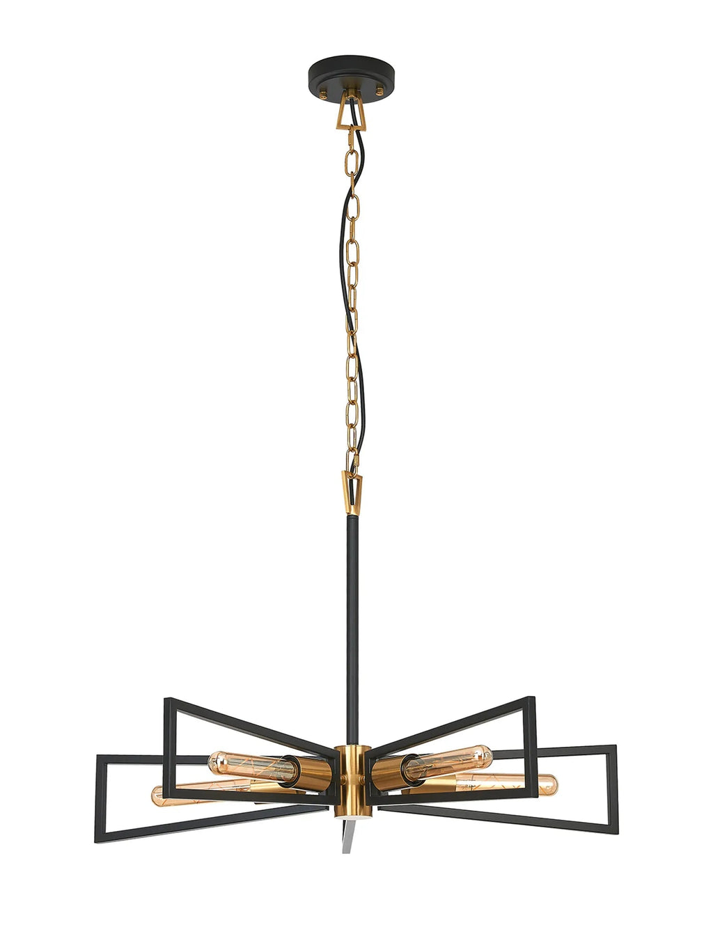 Luminosity Designs - Joel Modern Geometric Pendant, 5 Light E27 - Luminosity Designs Ltd