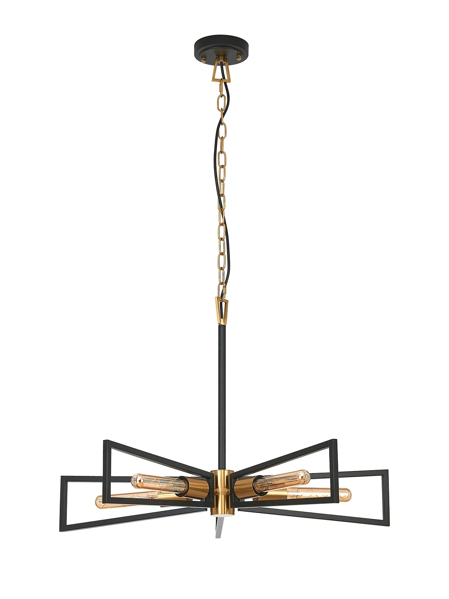 Luminosity Designs - Joel Modern Geometric Pendant, 5 Light E27 - Luminosity Designs Ltd