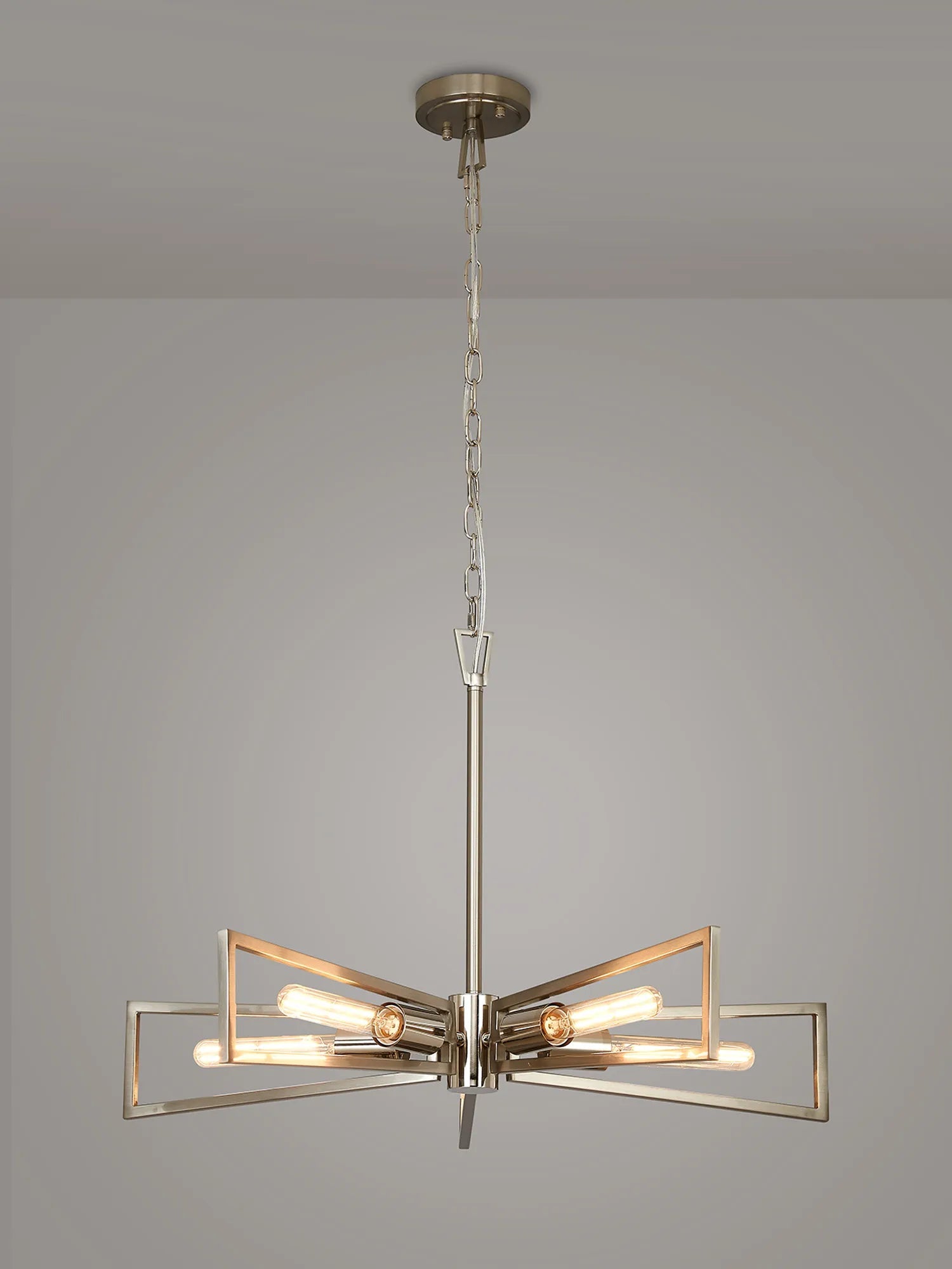 Luminosity Designs - Joel Modern Geometric Pendant, 5 Light E27 - Luminosity Designs Ltd