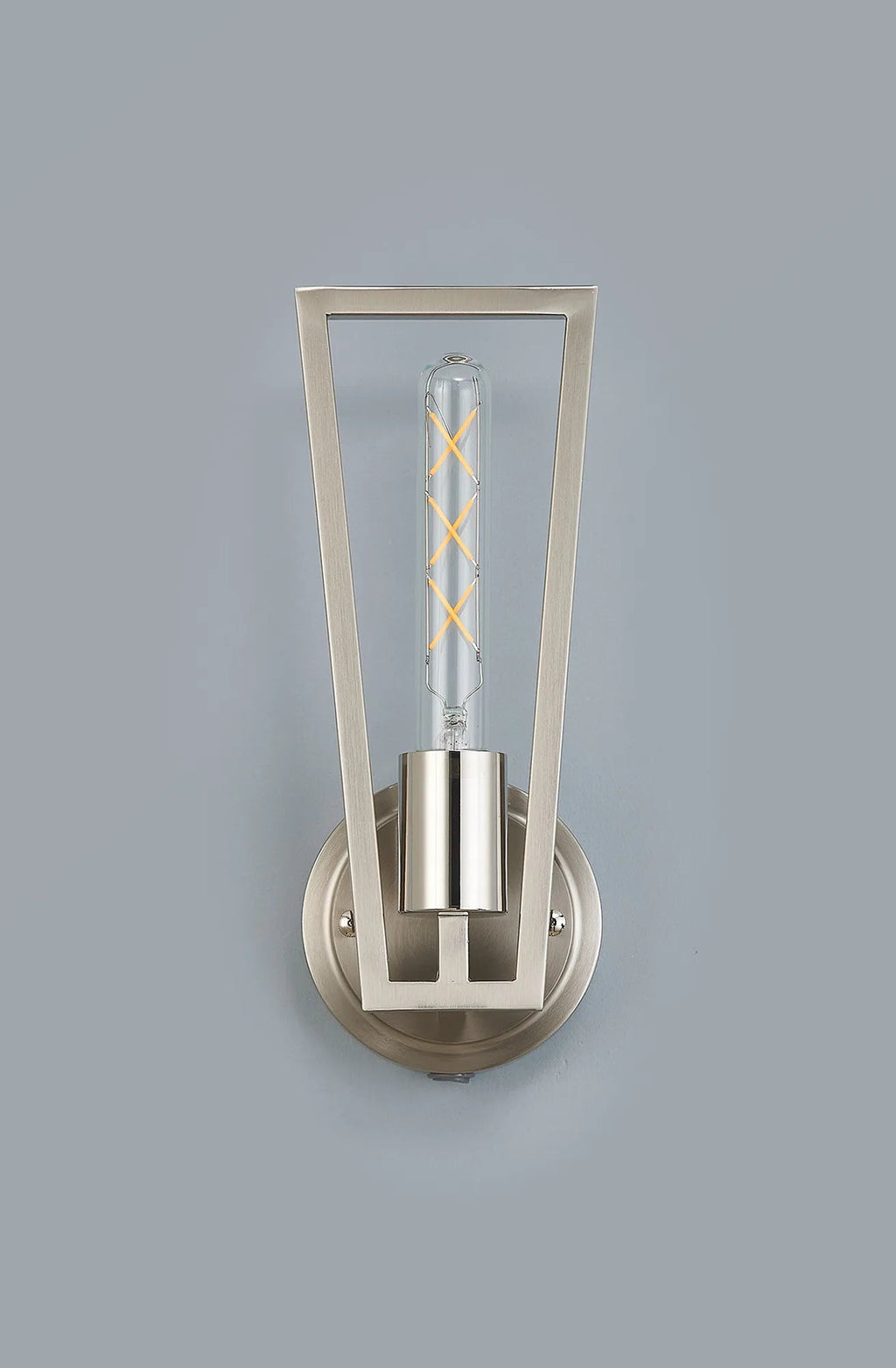 Luminosity Designs - Joel Modern Style Switched Wall Lamp, 1 Light E27 - Luminosity Designs Ltd