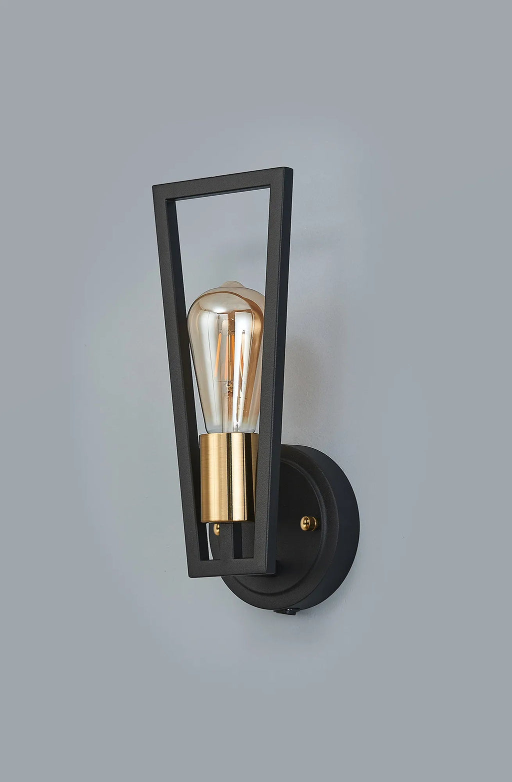 Luminosity Designs - Joel Modern Style Switched Wall Lamp, 1 Light E27 - Luminosity Designs Ltd