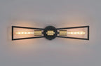 Luminosity Designs - Joel Modern Style Switched Wall Lamp, 2 Light E27 - Luminosity Designs Ltd