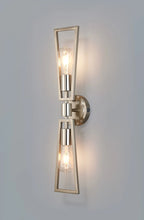 Luminosity Designs - Joel Modern Style Switched Wall Lamp, 2 Light E27 - Luminosity Designs Ltd