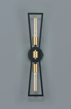 Luminosity Designs - Joel Modern Style Switched Wall Lamp, 2 Light E27 - Luminosity Designs Ltd
