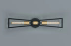 Luminosity Designs - Joel Modern Style Switched Wall Lamp, 2 Light E27 - Luminosity Designs Ltd