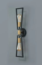 Luminosity Designs - Joel Modern Style Switched Wall Lamp, 2 Light E27 - Luminosity Designs Ltd