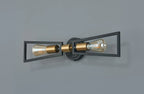 Luminosity Designs - Joel Modern Style Switched Wall Lamp, 2 Light E27 - Luminosity Designs Ltd