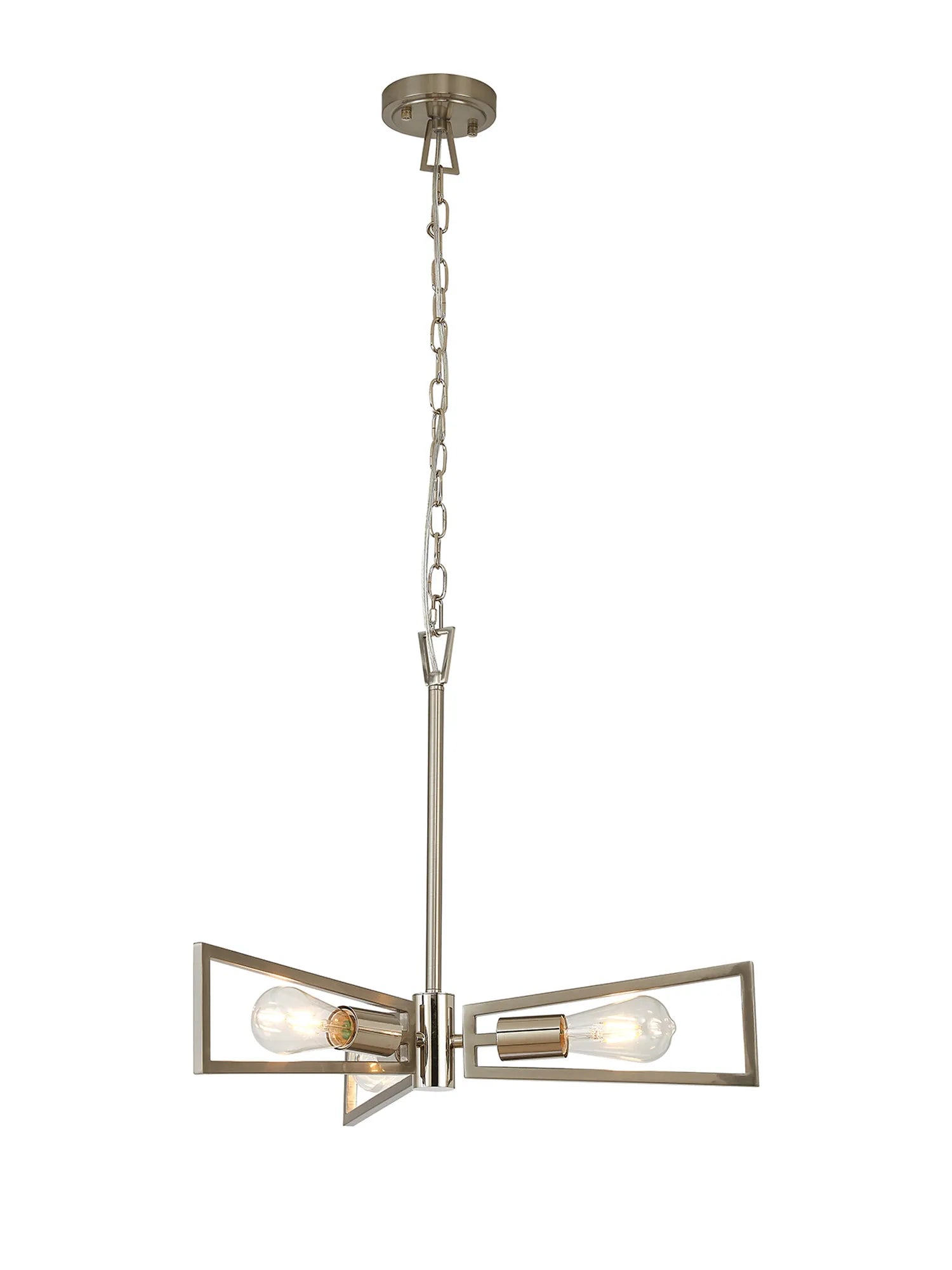 Joel Modern Geometric Pendant, 3 Light E27