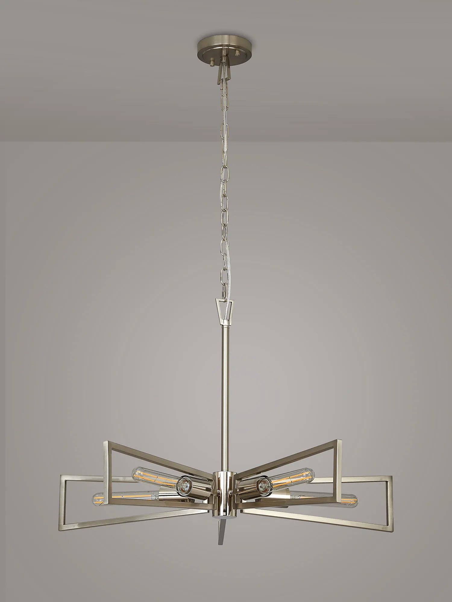 Joel Modern Geometric Pendant, 5 Light E27