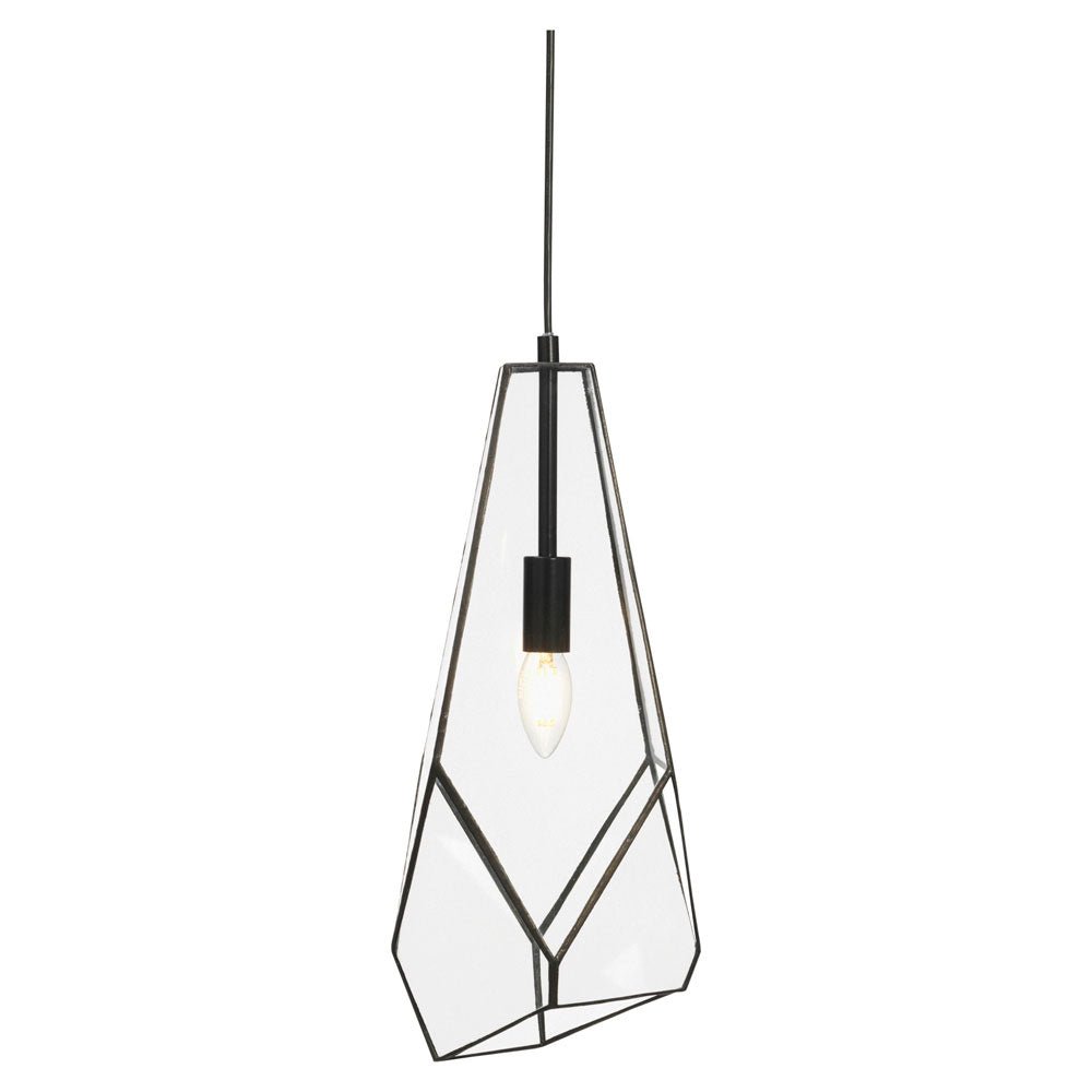 Oaks Lighting - Jonk Large Modern Geometric Pendant, 1 x E27 - Luminosity Designs Ltd