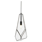 Oaks Lighting - Jonk Large Modern Geometric Pendant, 1 x E27 - Luminosity Designs Ltd