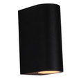 ELD Lighting - Jura2 Outdoor Curved Up / Down Light, 2x GU10, IP44 - Luminosity Designs Ltd