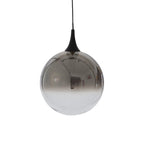 Oaks Lighting - Kadina 1 Light LED Pendant With Smoke Glass Sphere - Luminosity Designs Ltd