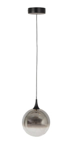 Oaks Lighting - Kadina 1 Light LED Pendant With Smoke Glass Sphere - Luminosity Designs Ltd