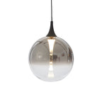 Oaks Lighting - Kadina 1 Light LED Pendant With Smoke Glass Sphere - Luminosity Designs Ltd