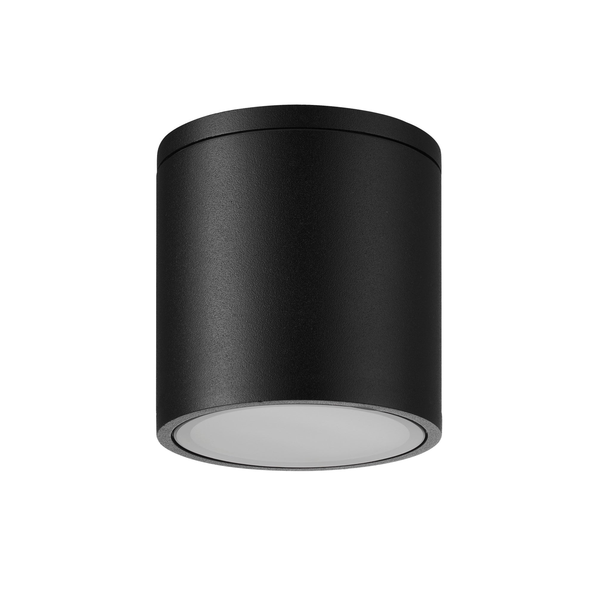 Mantra Fusion - Kandanchu 9cm Short & Broad Round Ceiling Spotlight For Porches and Underhangs, 1 x GU10, IP54 - Luminosity Designs Ltd